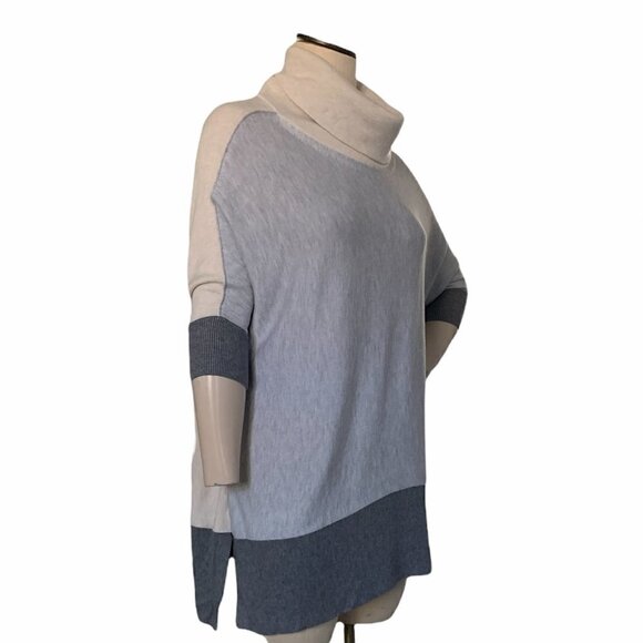 White House Black Market Cowl Neck Tunic Sweater M #167C - Picture 3 of 7